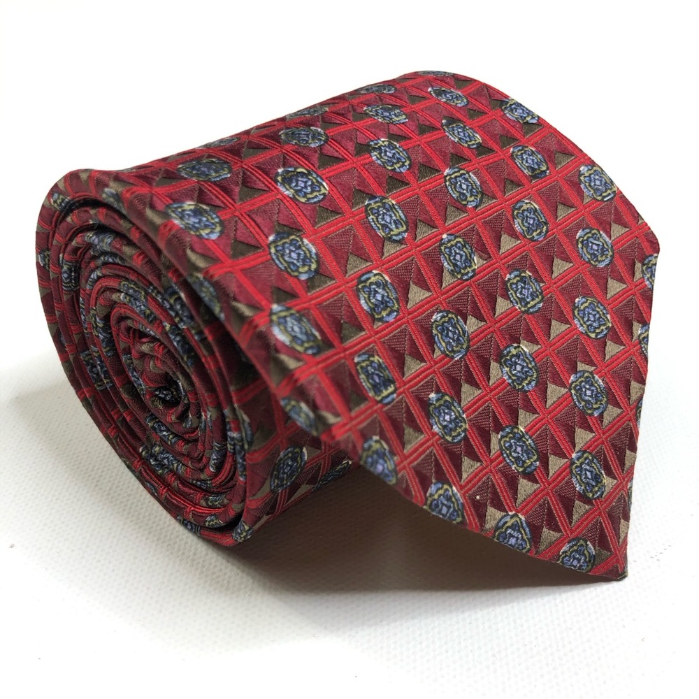 Robert Tolbott *Best of Class* 100% silk red tie